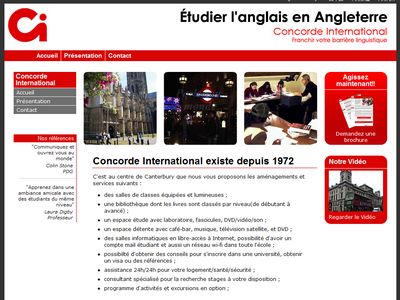 French website desigbn for aircraft charter company