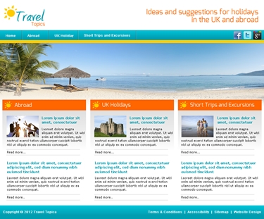 tourism website designs
